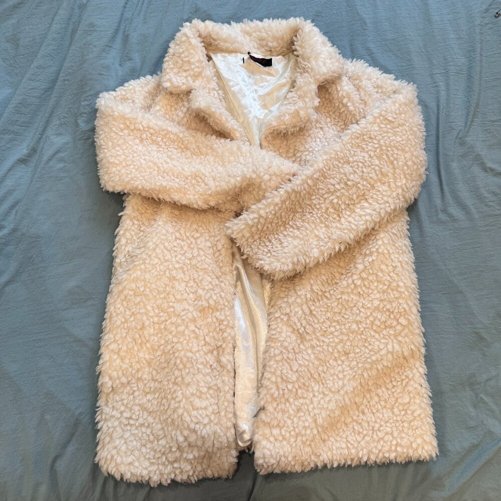 Faux Fur Sherpa Jacket
